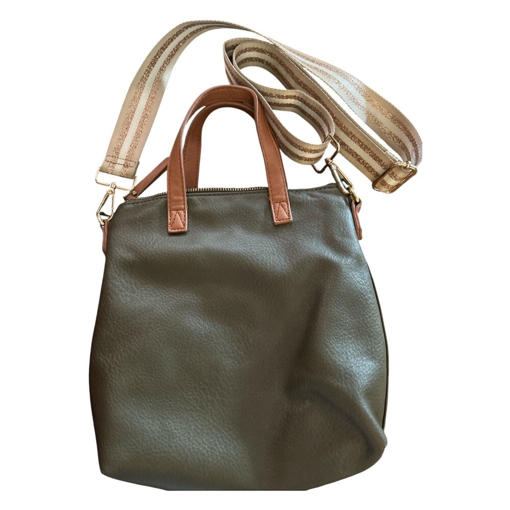 Bree Versatile Crossbody Olive Green Bag by Antik Kraft